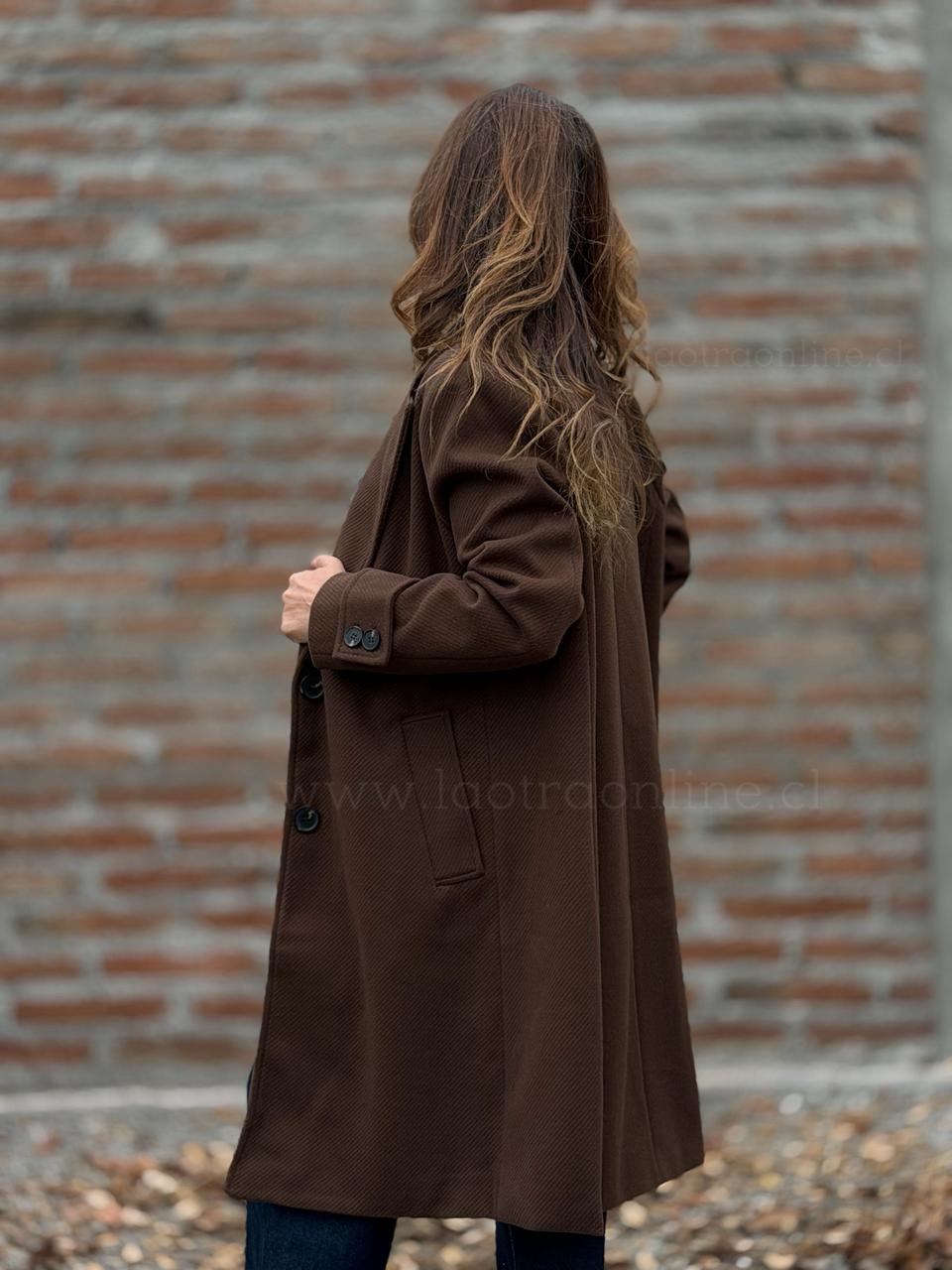 Abrigo Espiga Alma choco