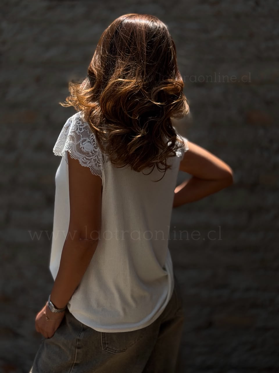 Polera Mónaco blanco