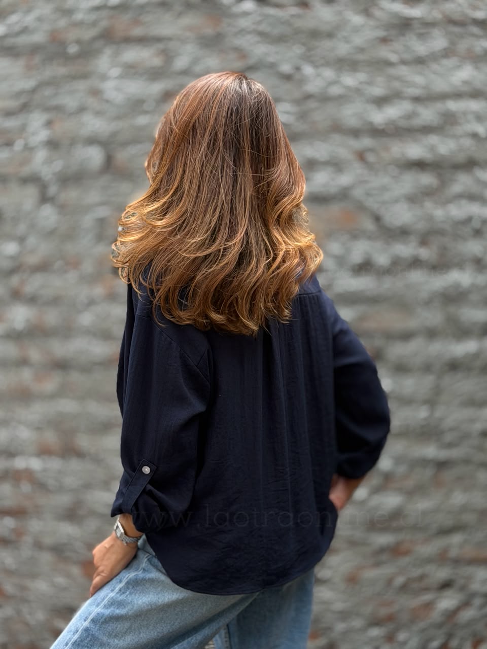Blusa Positano azul