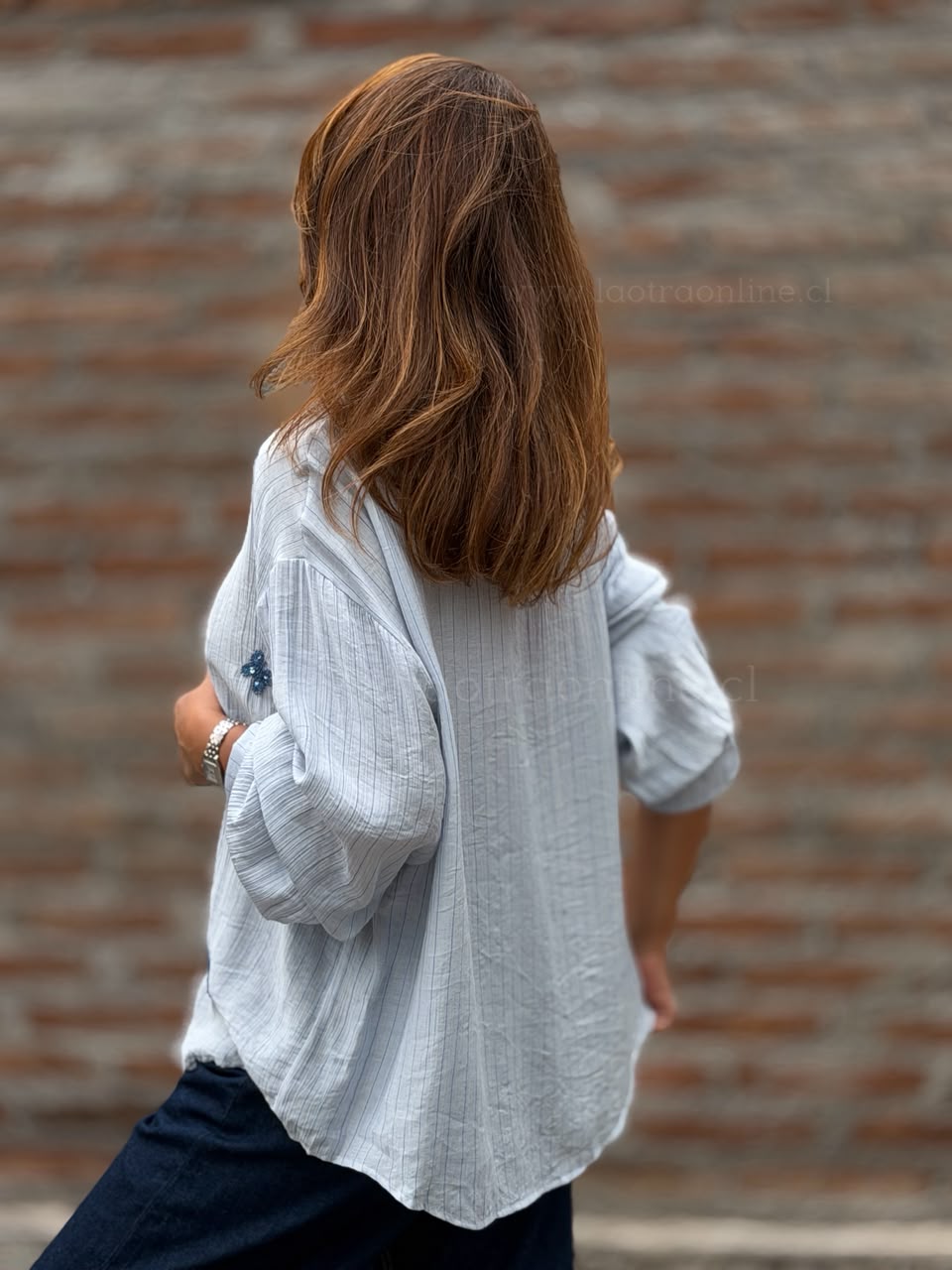 Blusa Mariposa azul