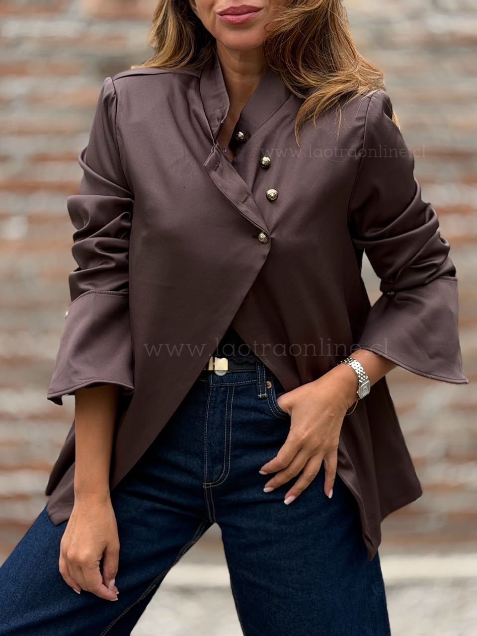 Blazer Puño desmontable choco
