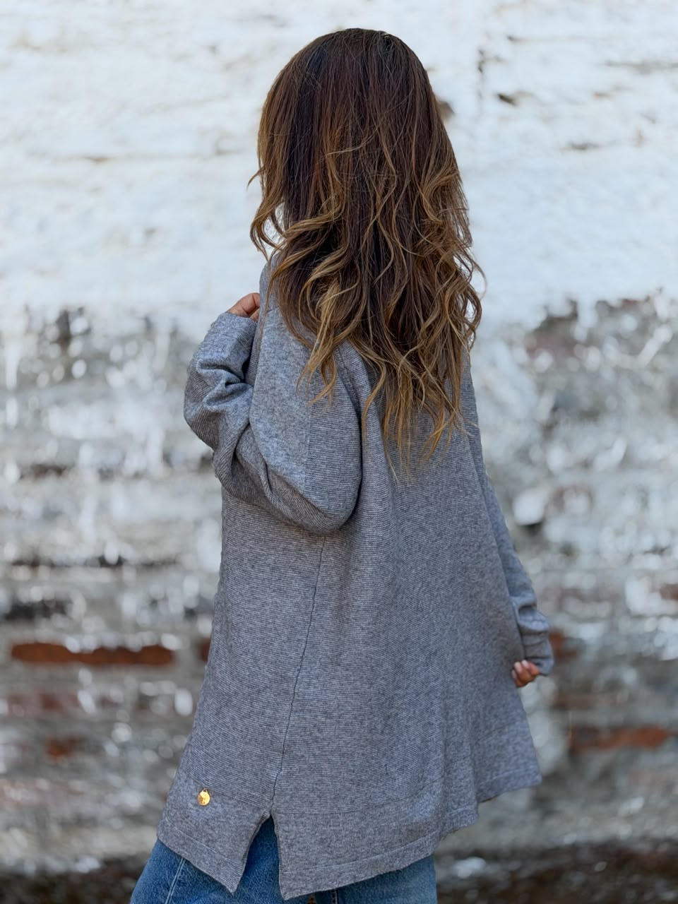 Sweater híper suave gris