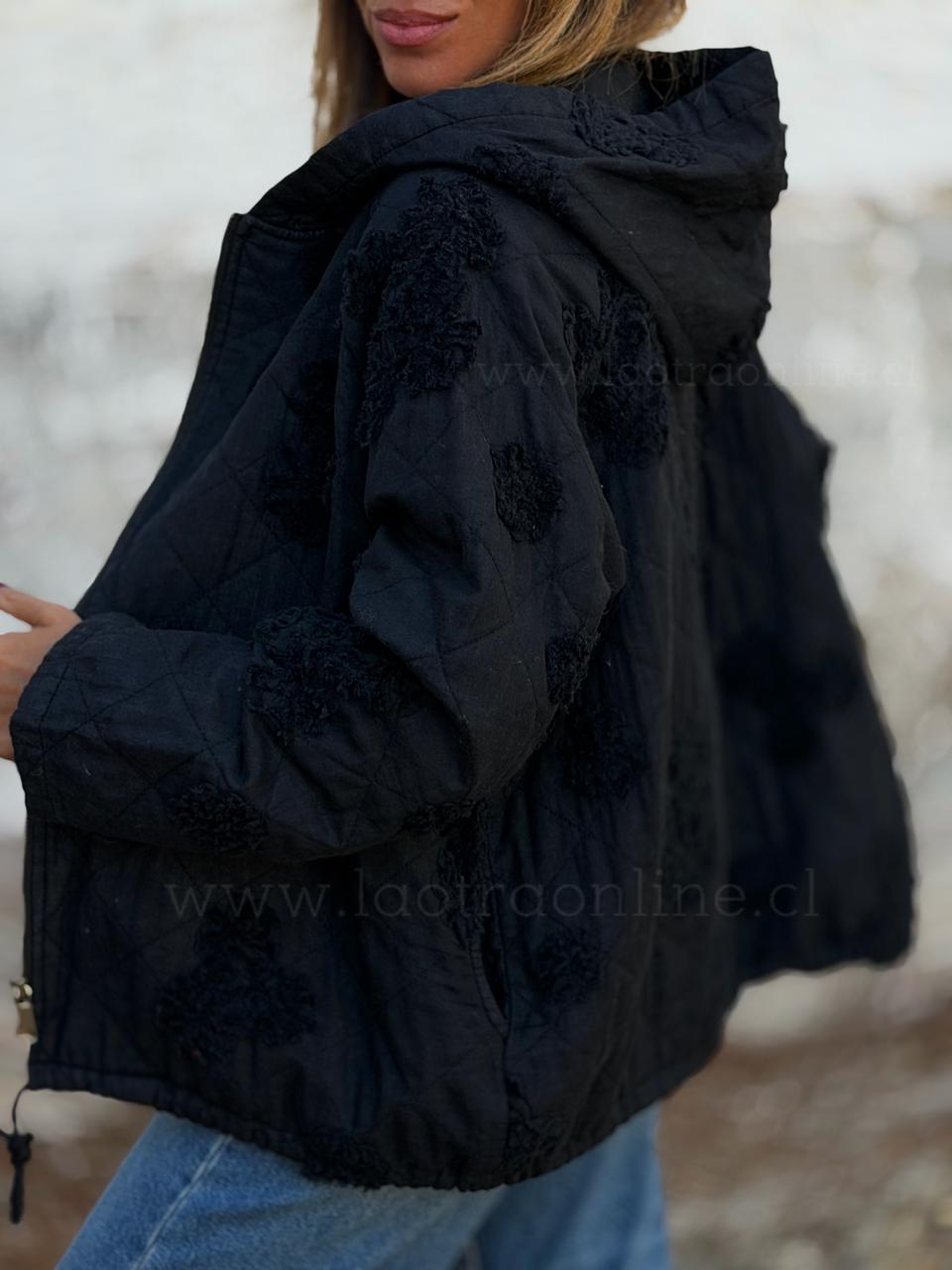 Chaqueta Relieve negro