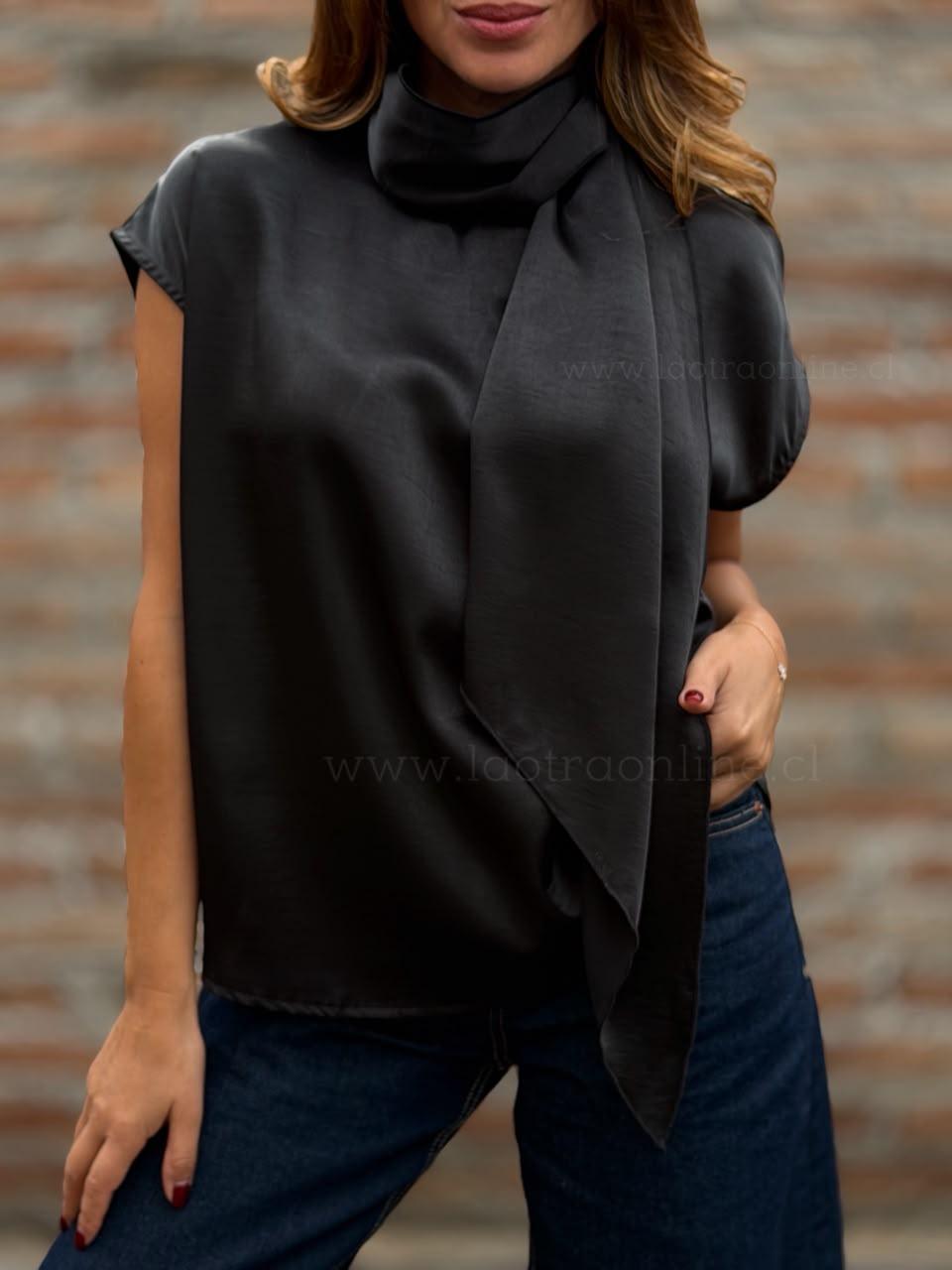 Blusa Delicada negro