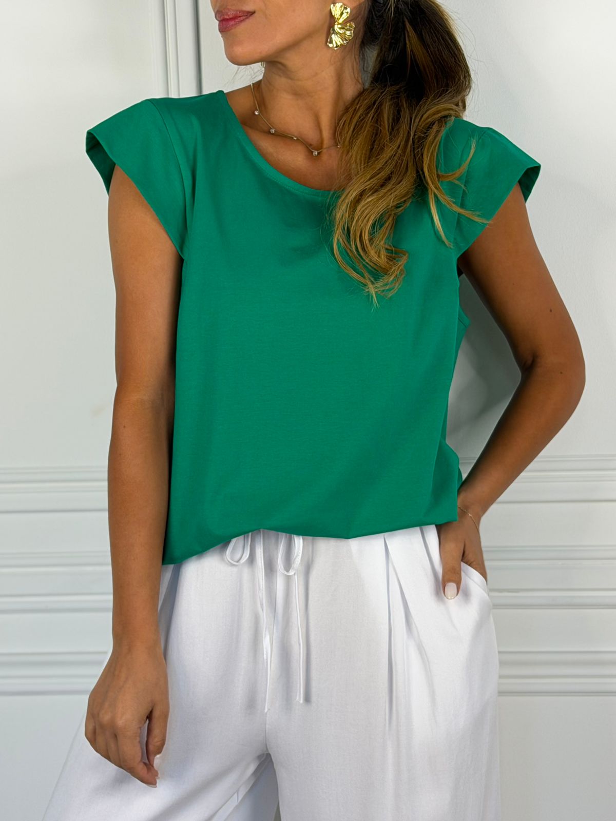 Polera Copenhague verde