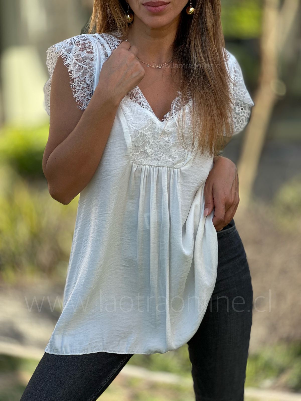 Polera Linda blanco