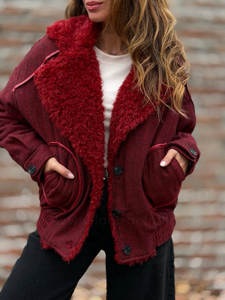 Chaqueta Texas cherry