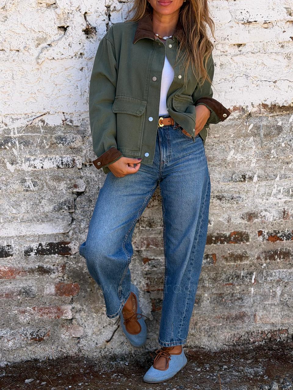 Chaqueta Barcelona olivo