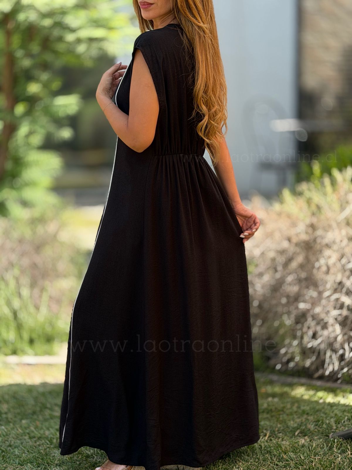 Vestido Líneas negro