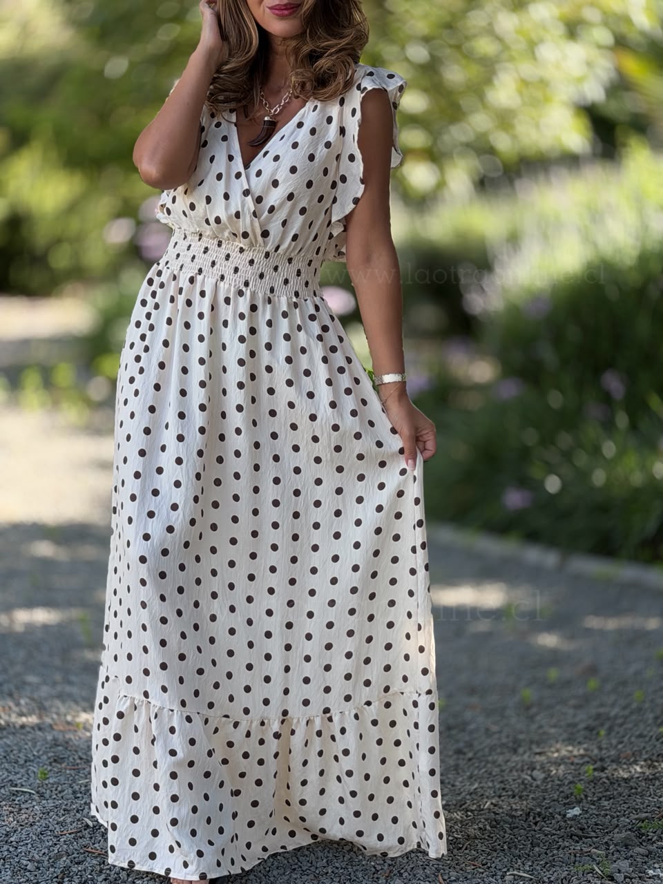 Vestido Lunar Increíble beige