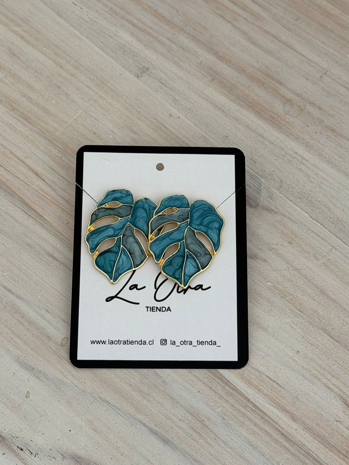 Aros Hojas esmeralda