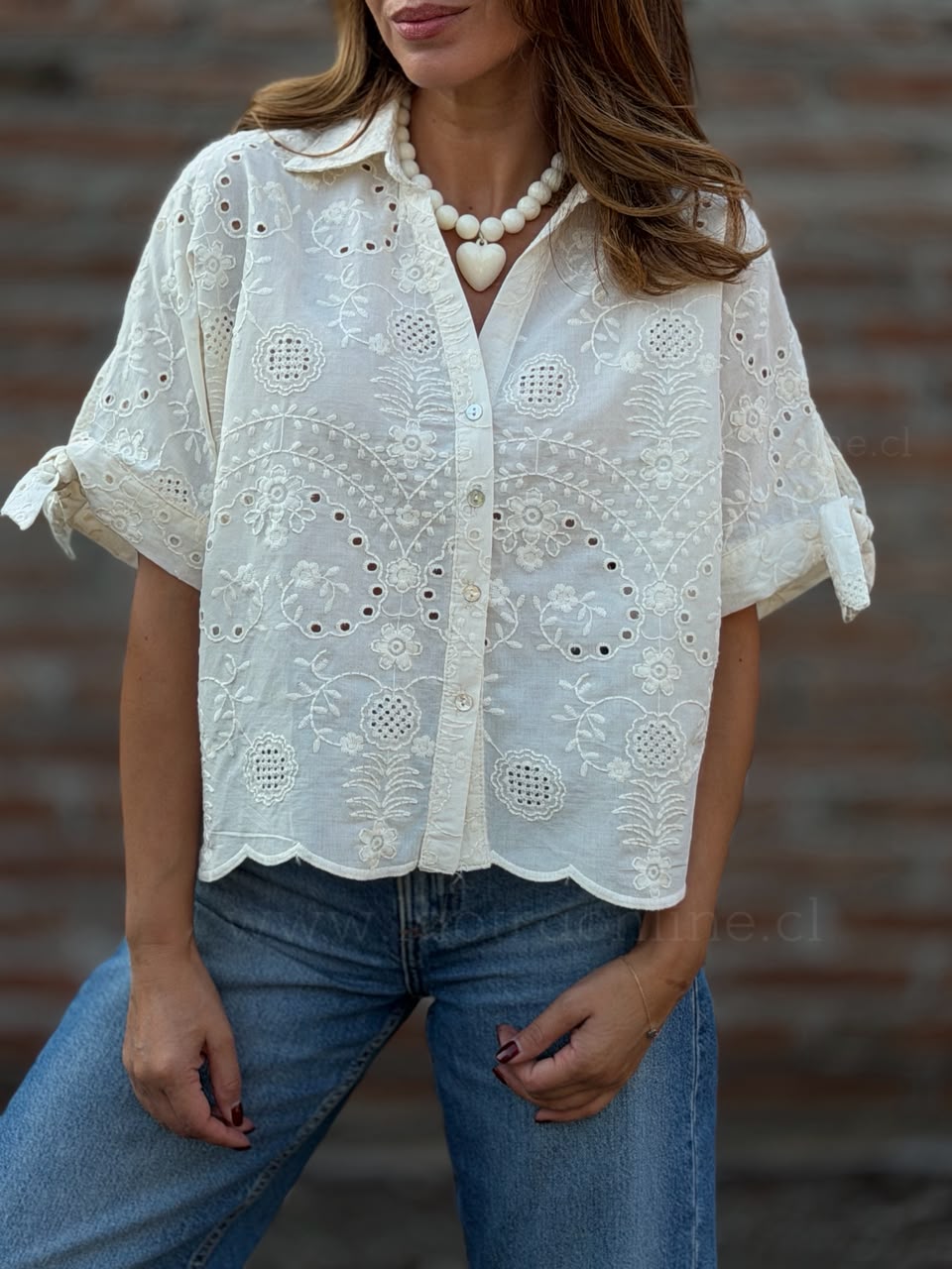 Blusa Varsovia marfil