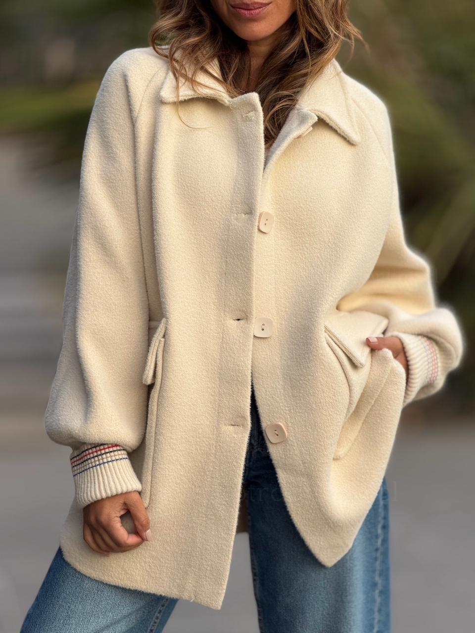 Abrigo Kansas crema