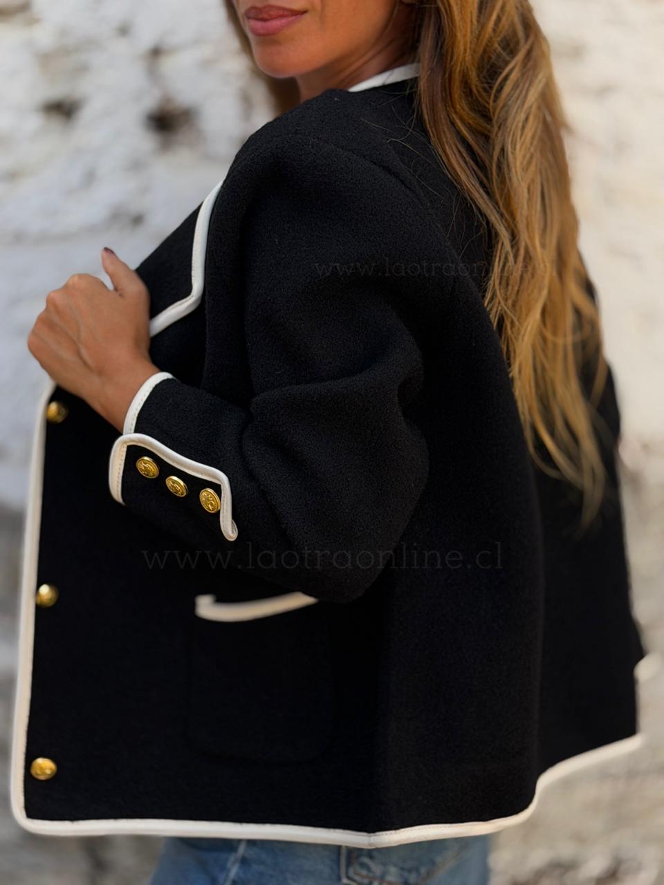 Abrigo Princesa negro