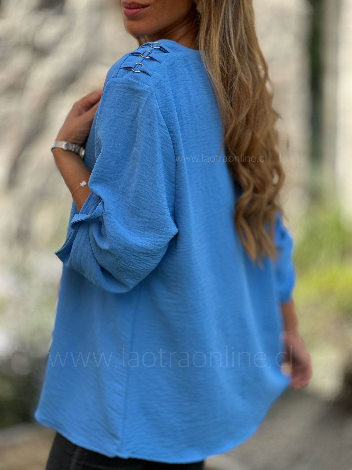 Blusa Micaela azul