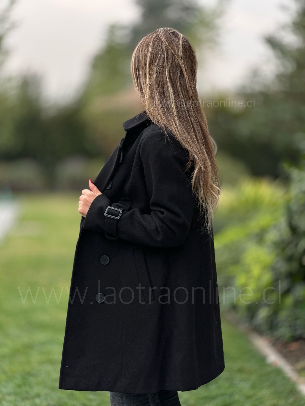 Abrigo Ciampino negro
