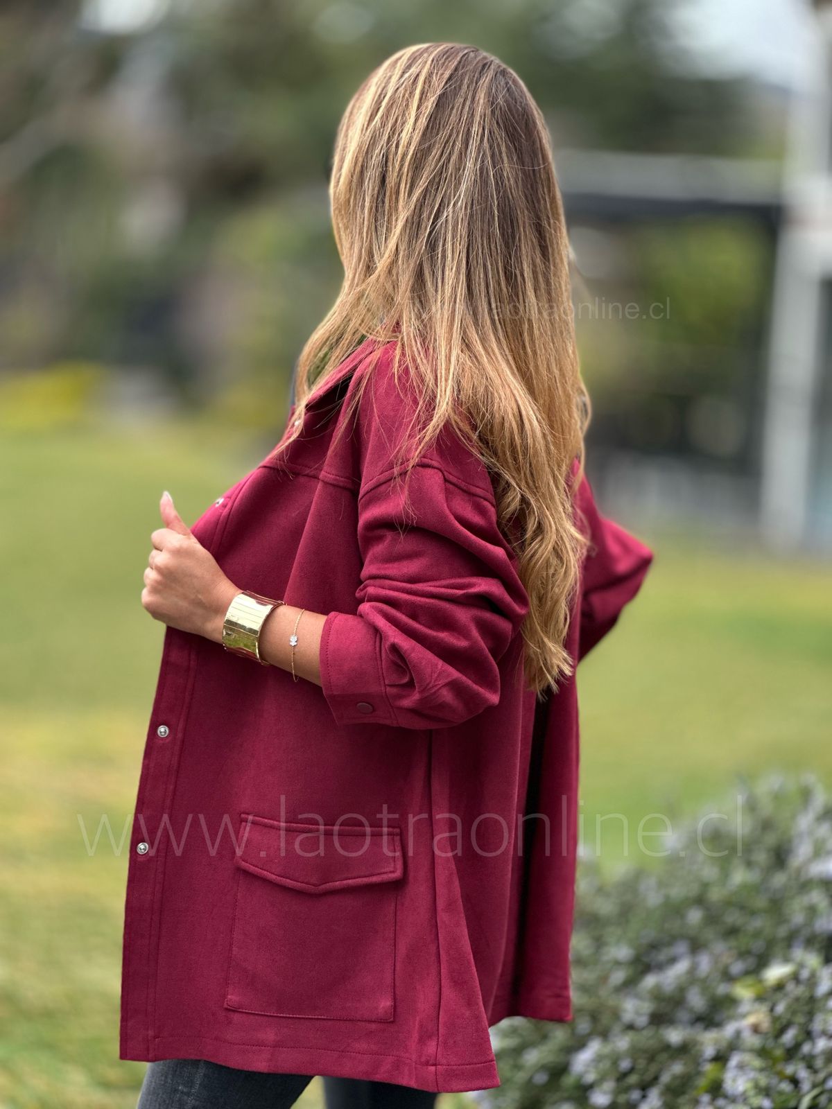 Sobrecamisa La plata Cherry
