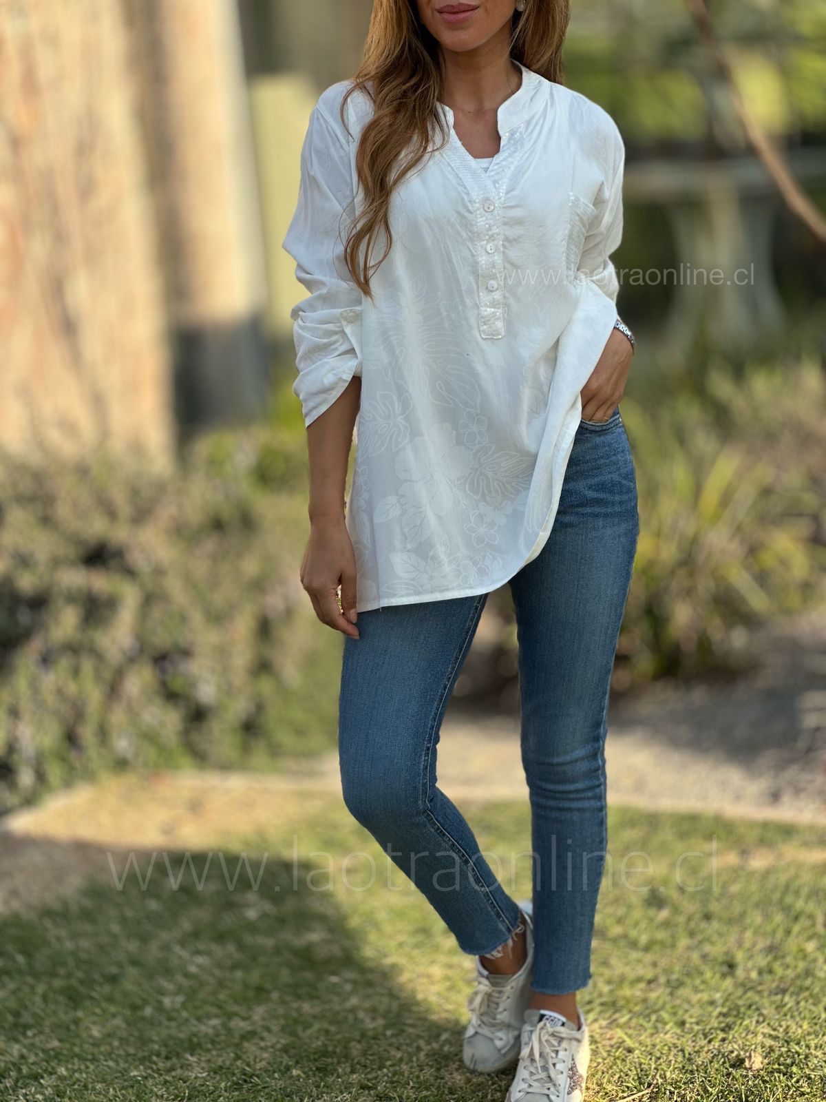 Blusa Caburgua blanco