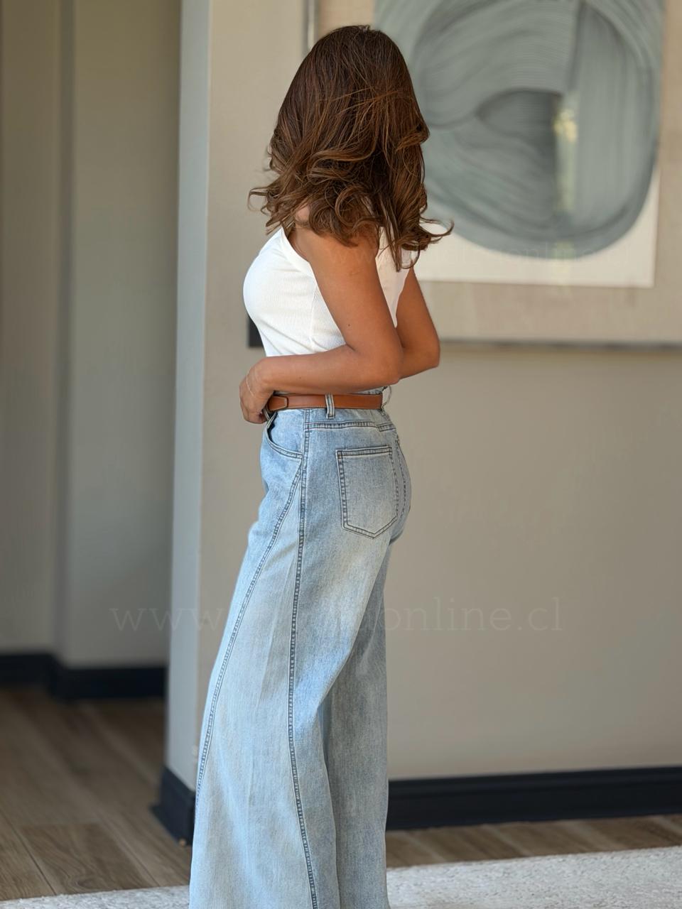 Wide Leg Top celeste