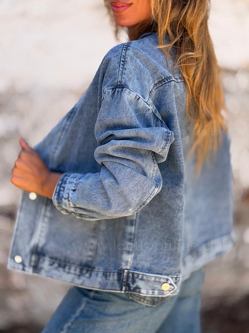 Chaqueta Barcelona celeste