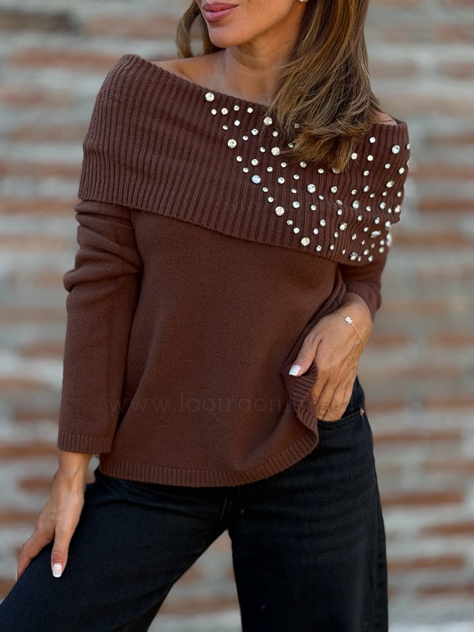 Sweater Glamoroso choco