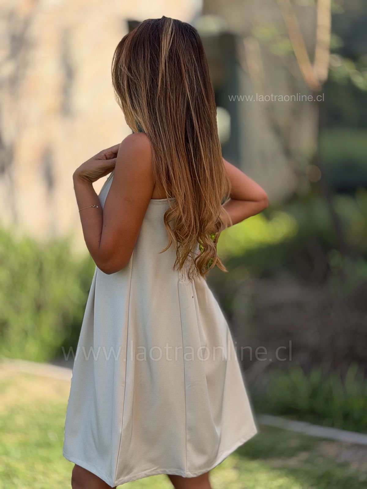 Vestido Emma beige