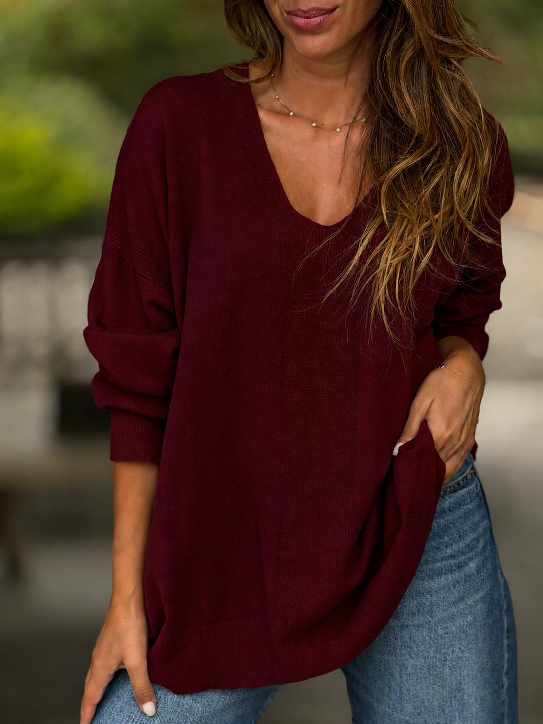 Sweater Maison cherry