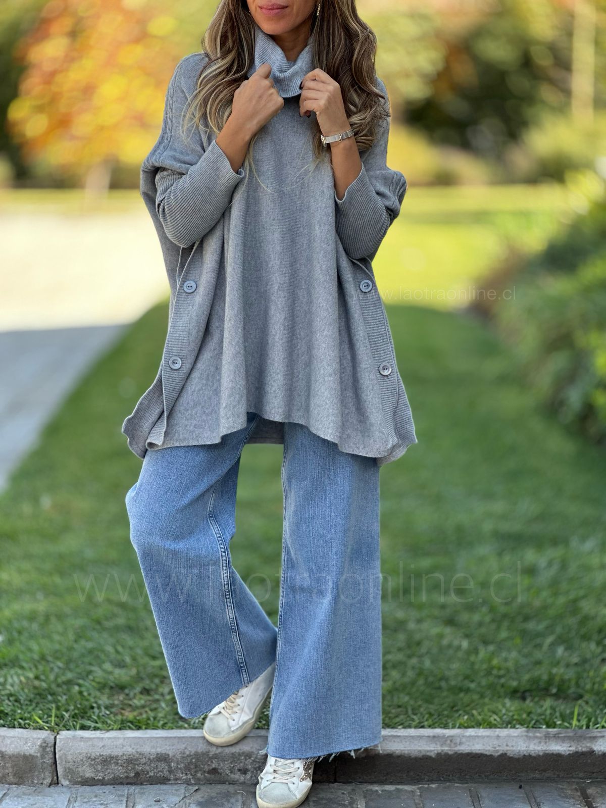 Oversize Magdalena gris