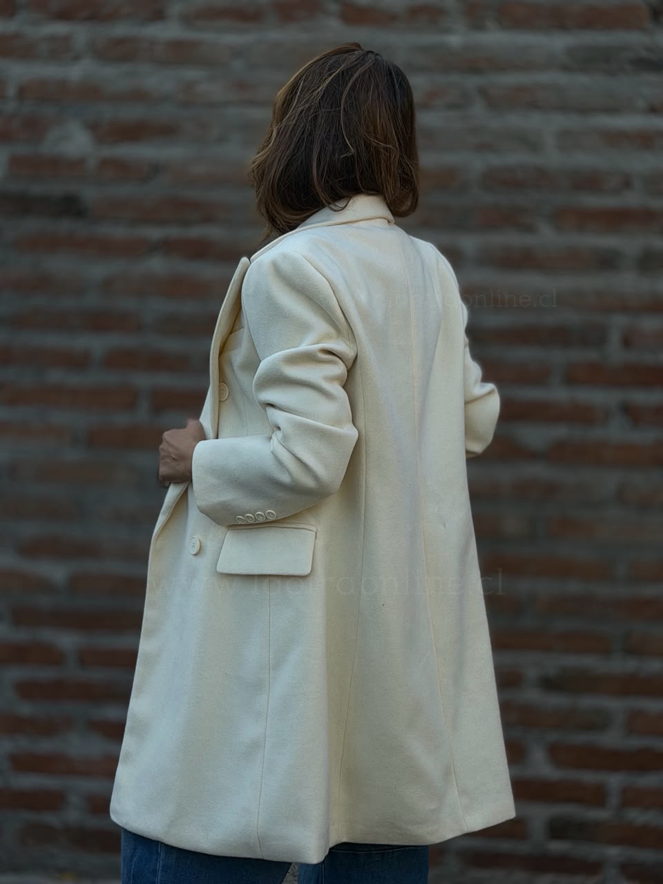 Abrigo Majestuoso crema