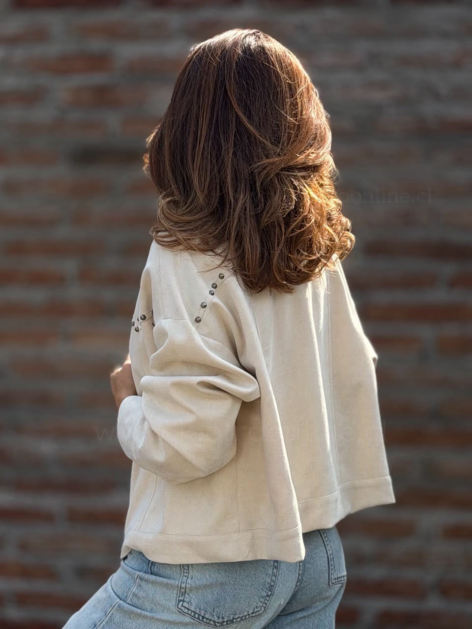 Chaqueta Castle crema