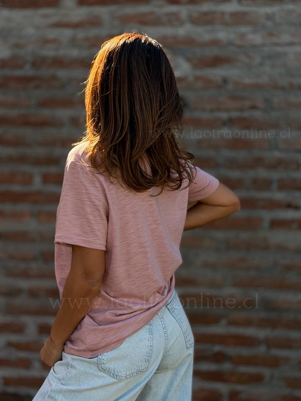 Polera Madrid rosa