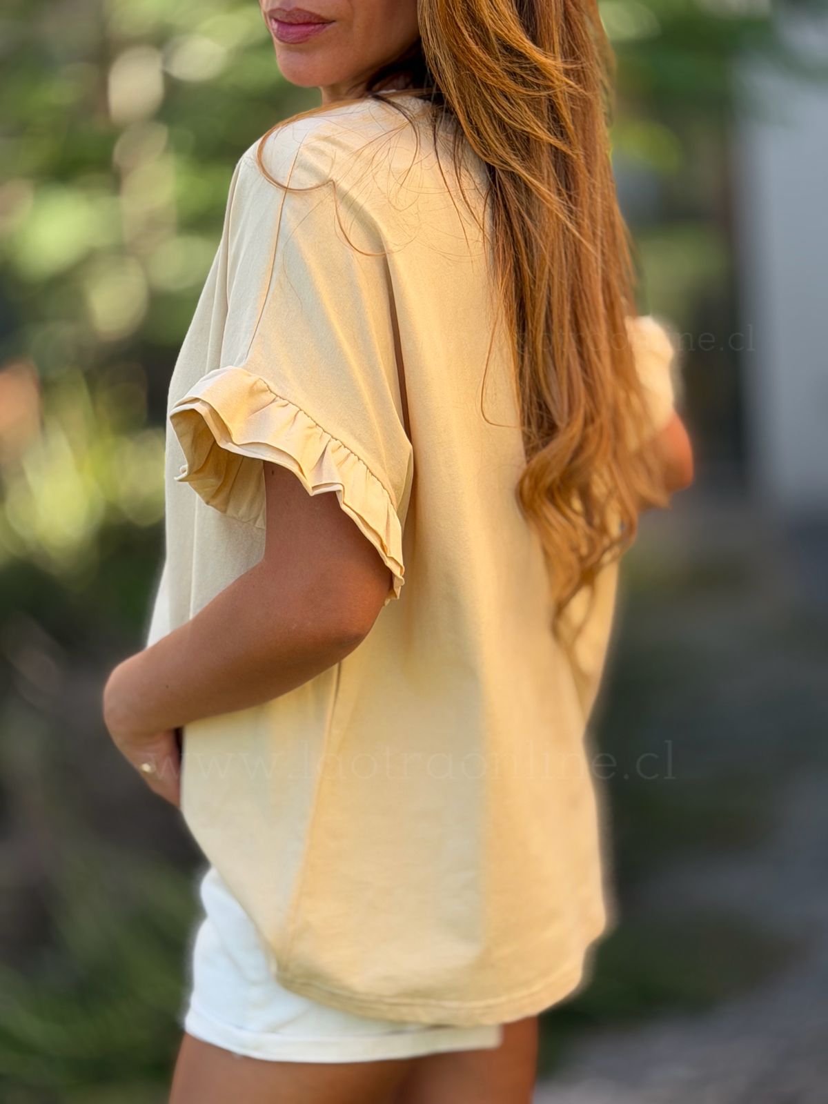 Polera Butterfly amarillo