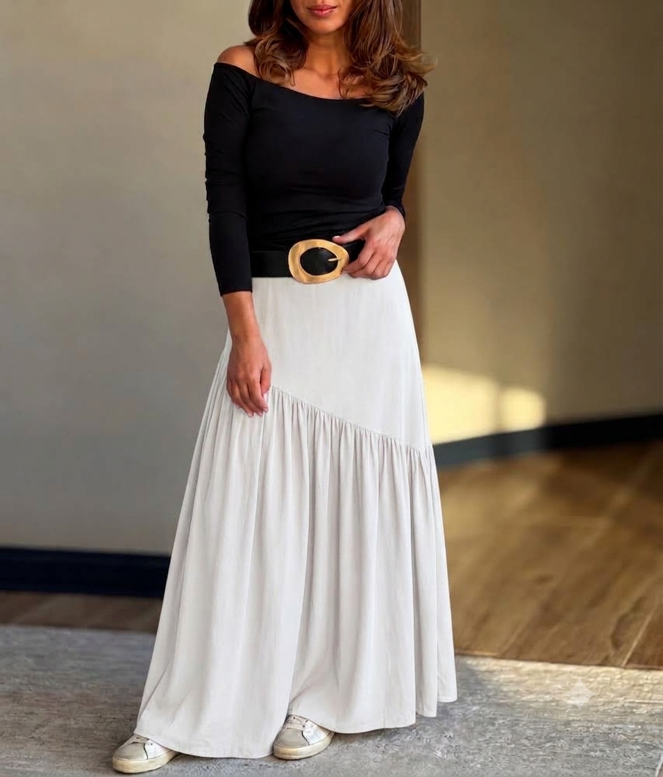 Falda Efeso blanco