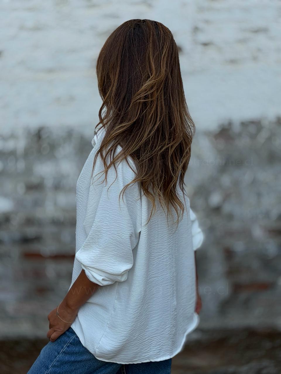 Blusa Polonia blanco