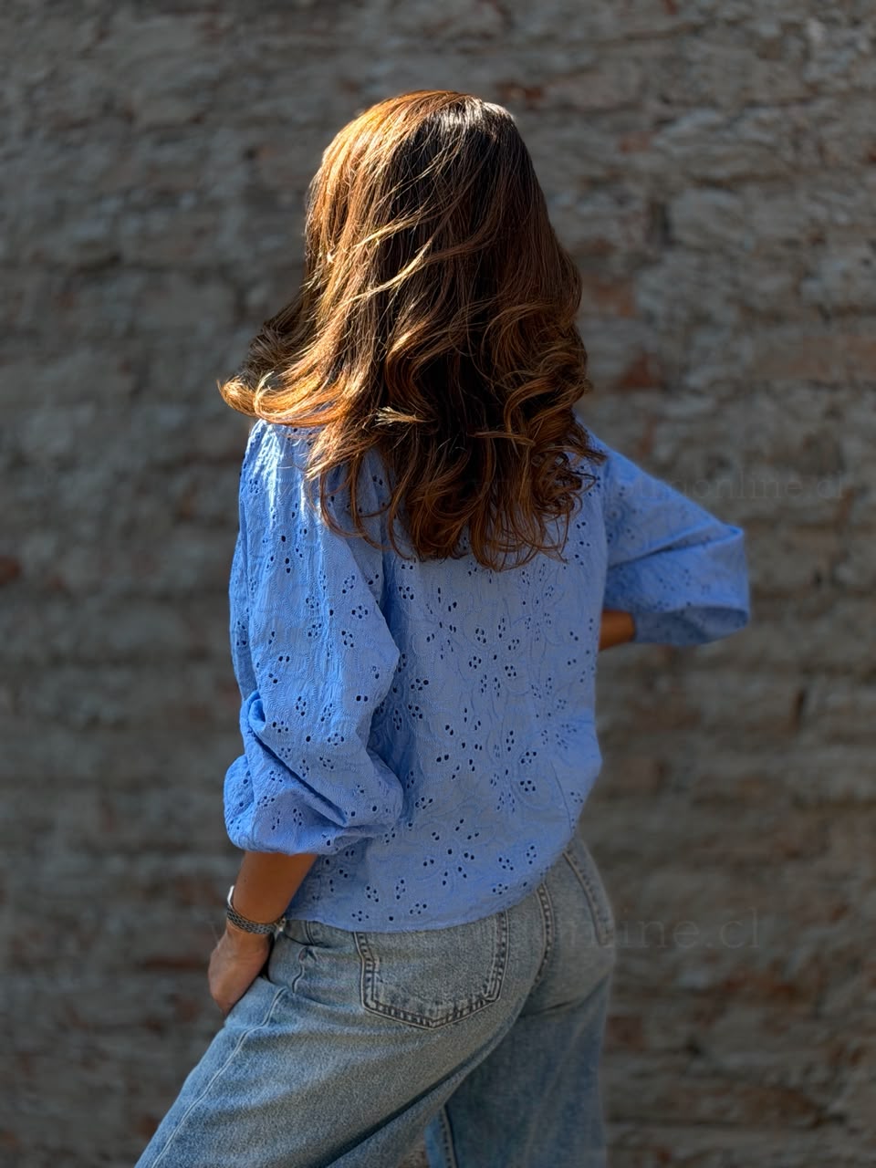 Blusa Beach azul