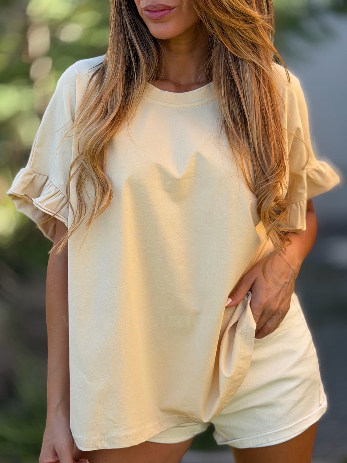 Polera Butterfly amarillo