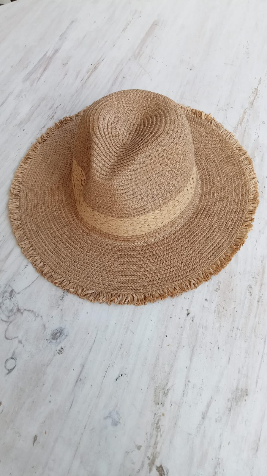 Sombrero Rafia camel