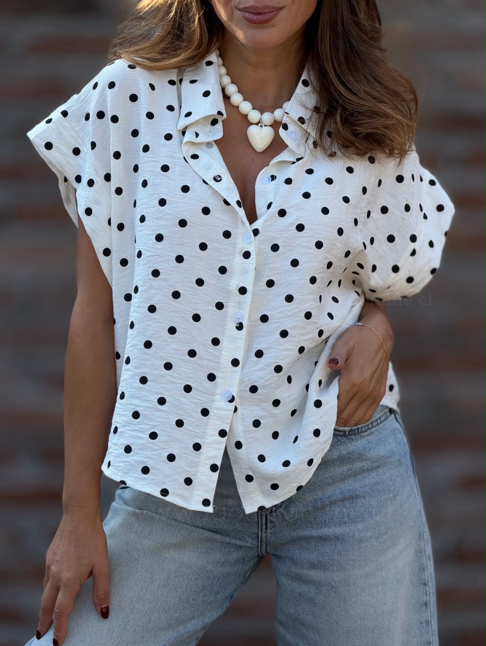 Blusa Compostela blanco