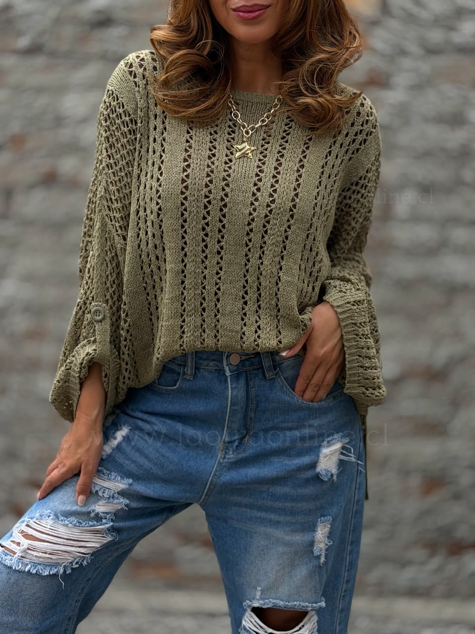 Sweater Lola olivo