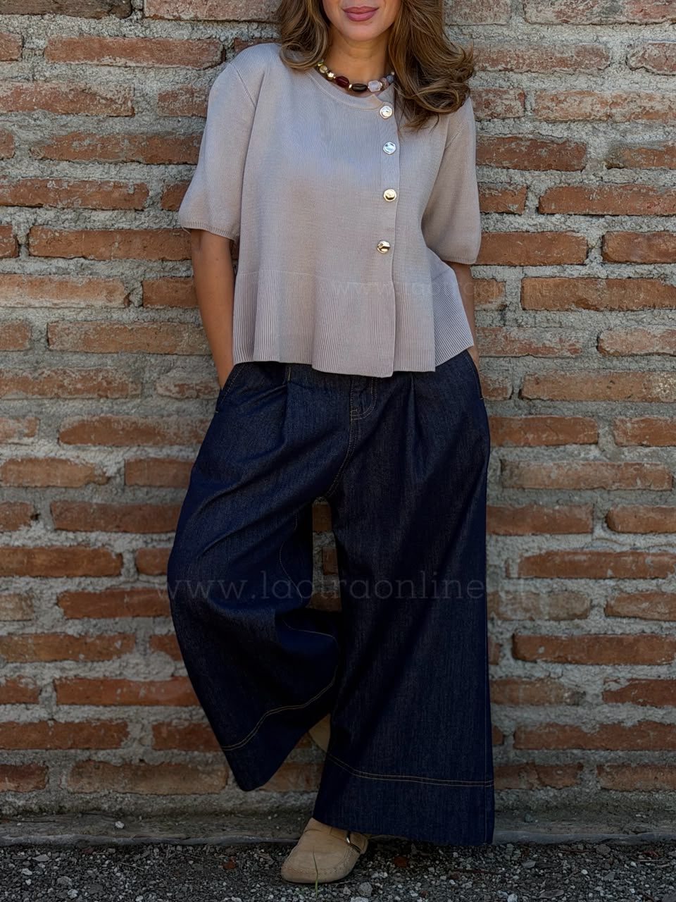 Chaleco Bariloche gris/arena