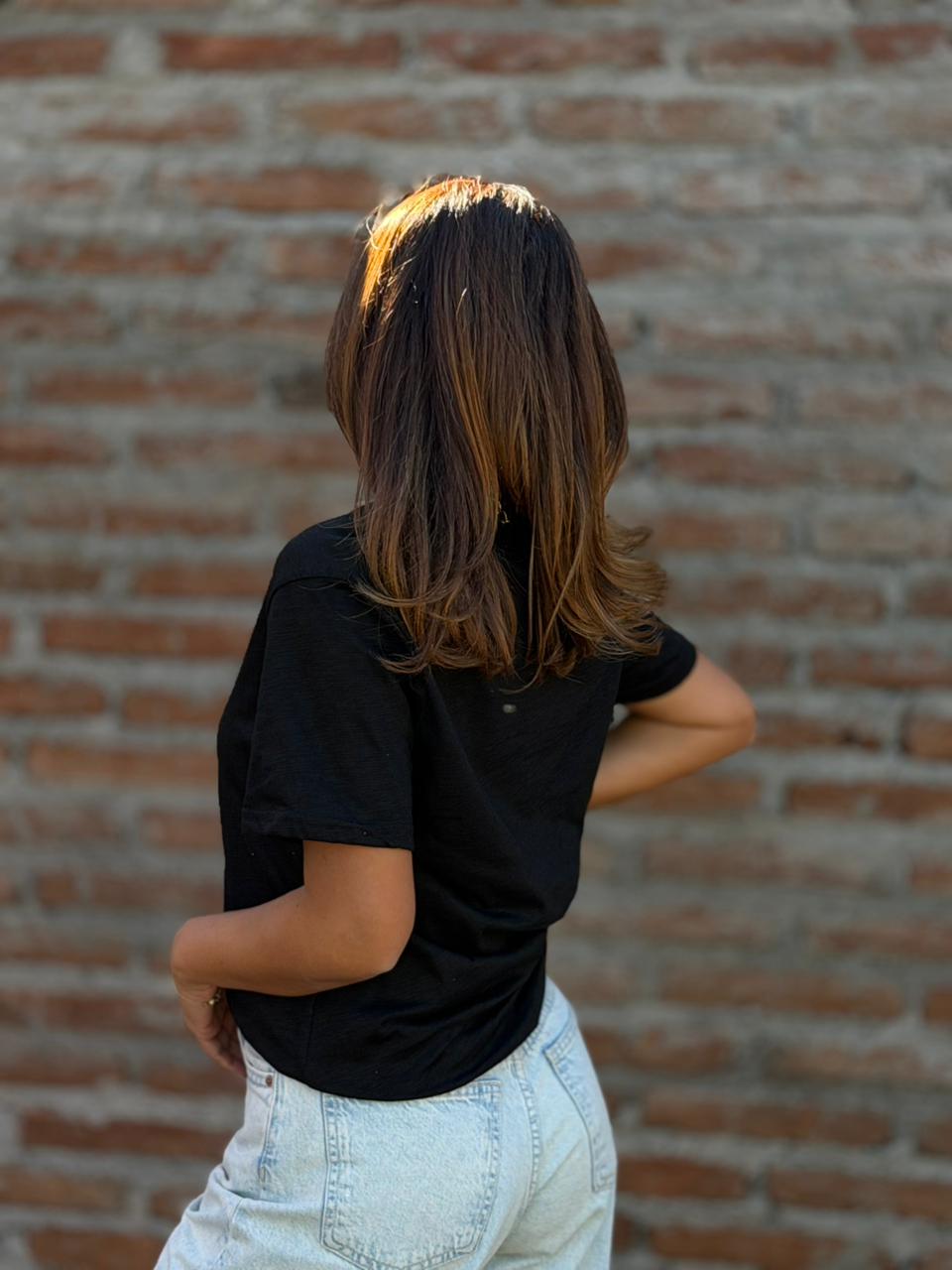 Polera Madrid negro