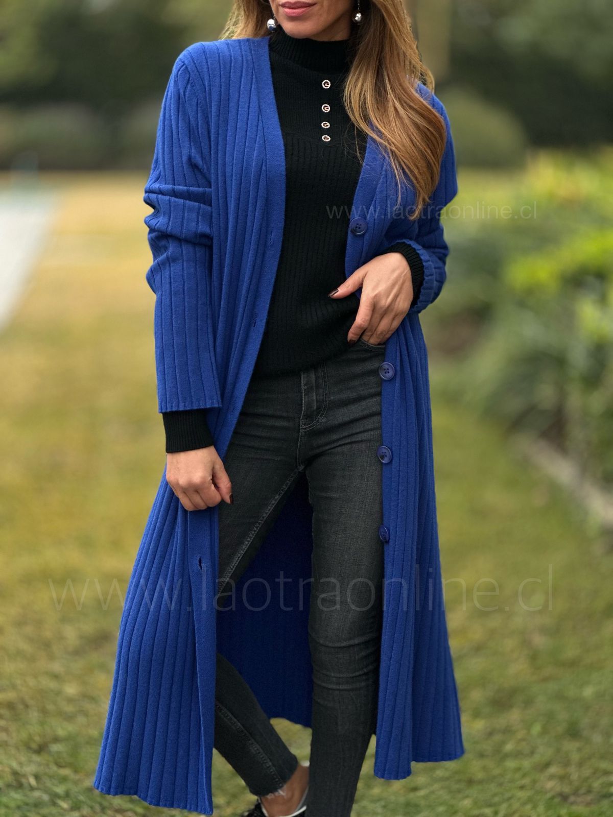Cardigan París azul
