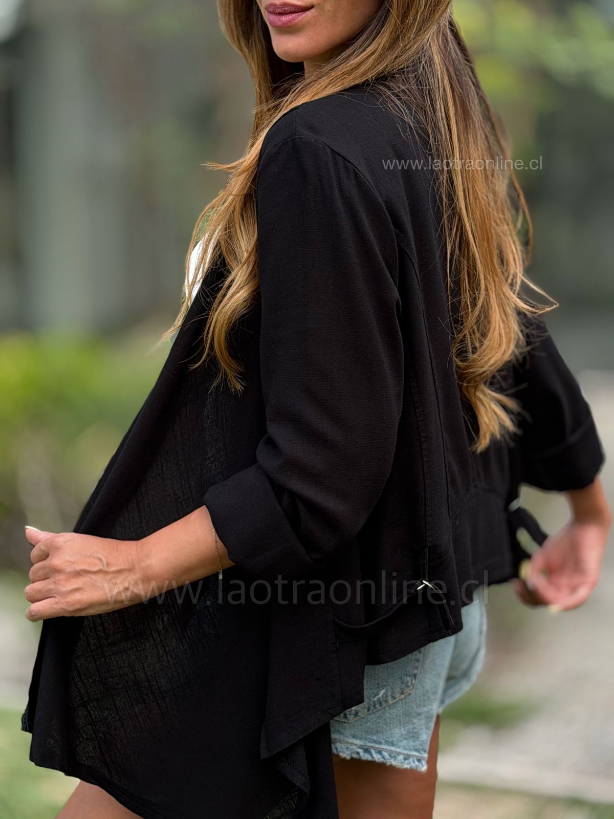 Tapado Desigual Negro