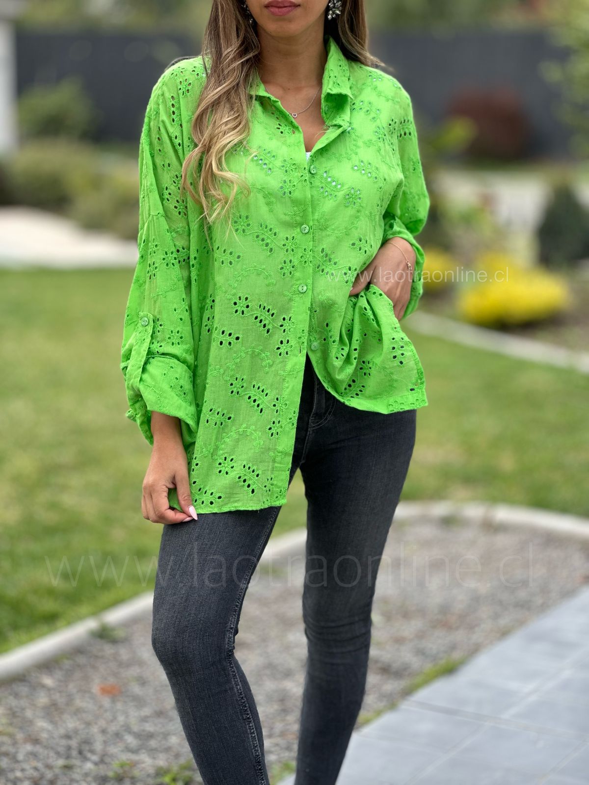 Blusa Madrid verde