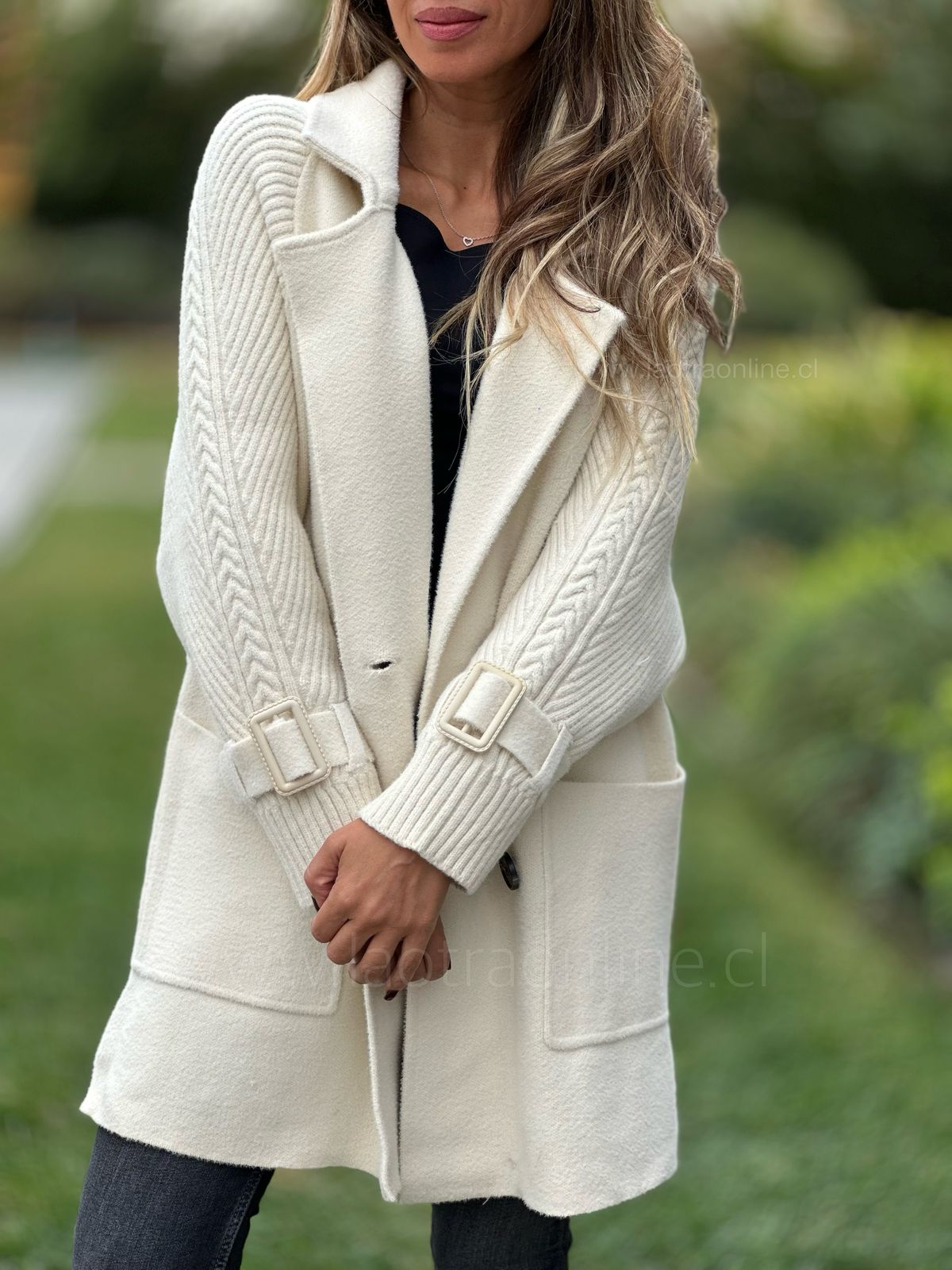 Abrigo Cardiff crema