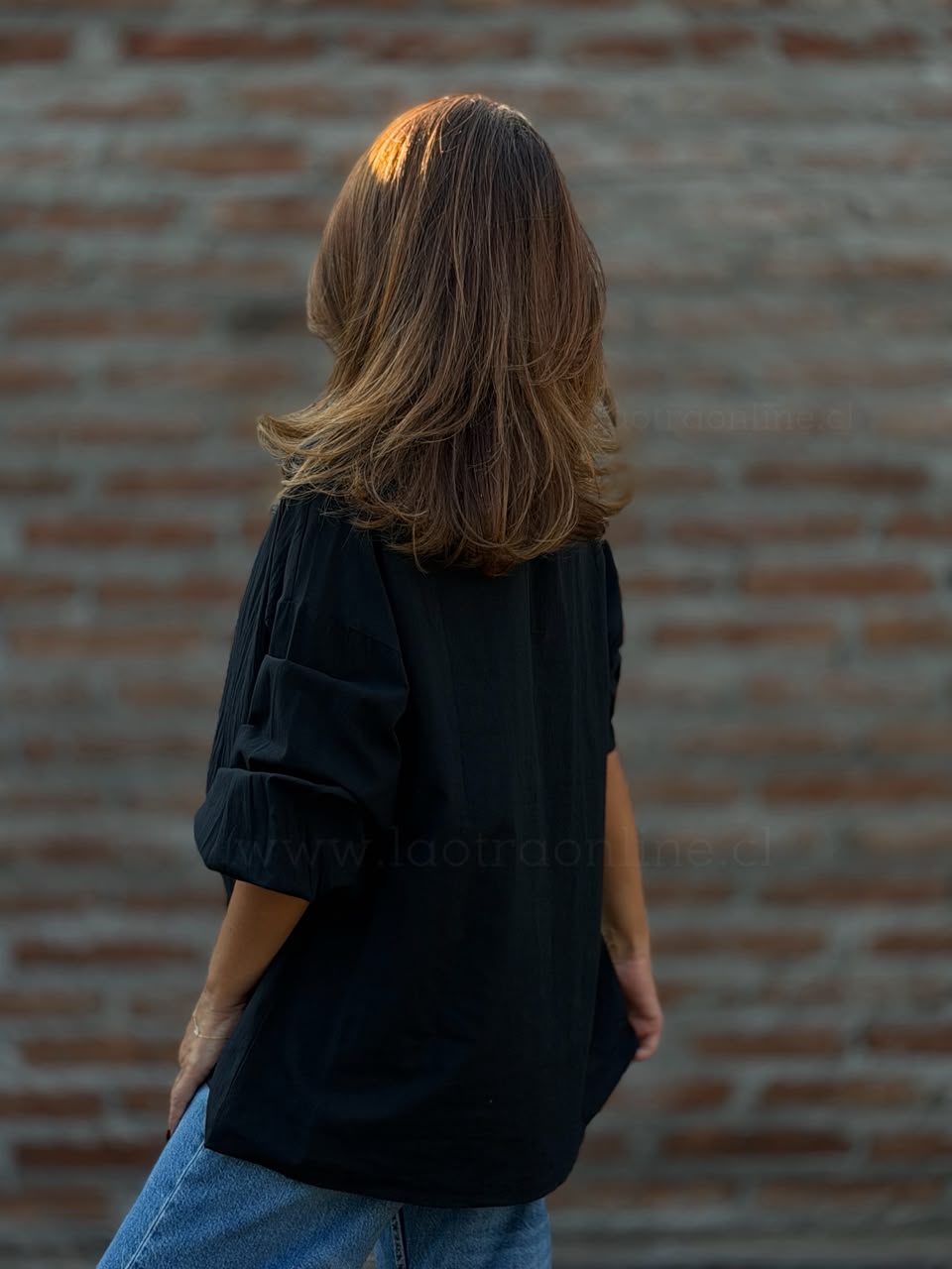 Blusa Botones negro