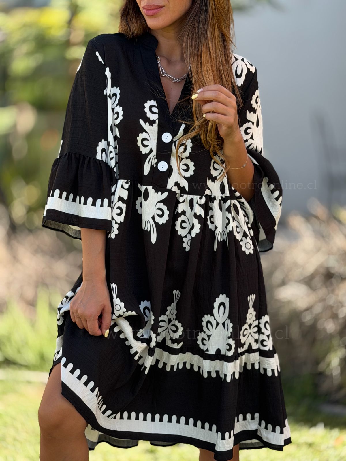 Vestido Británico negro