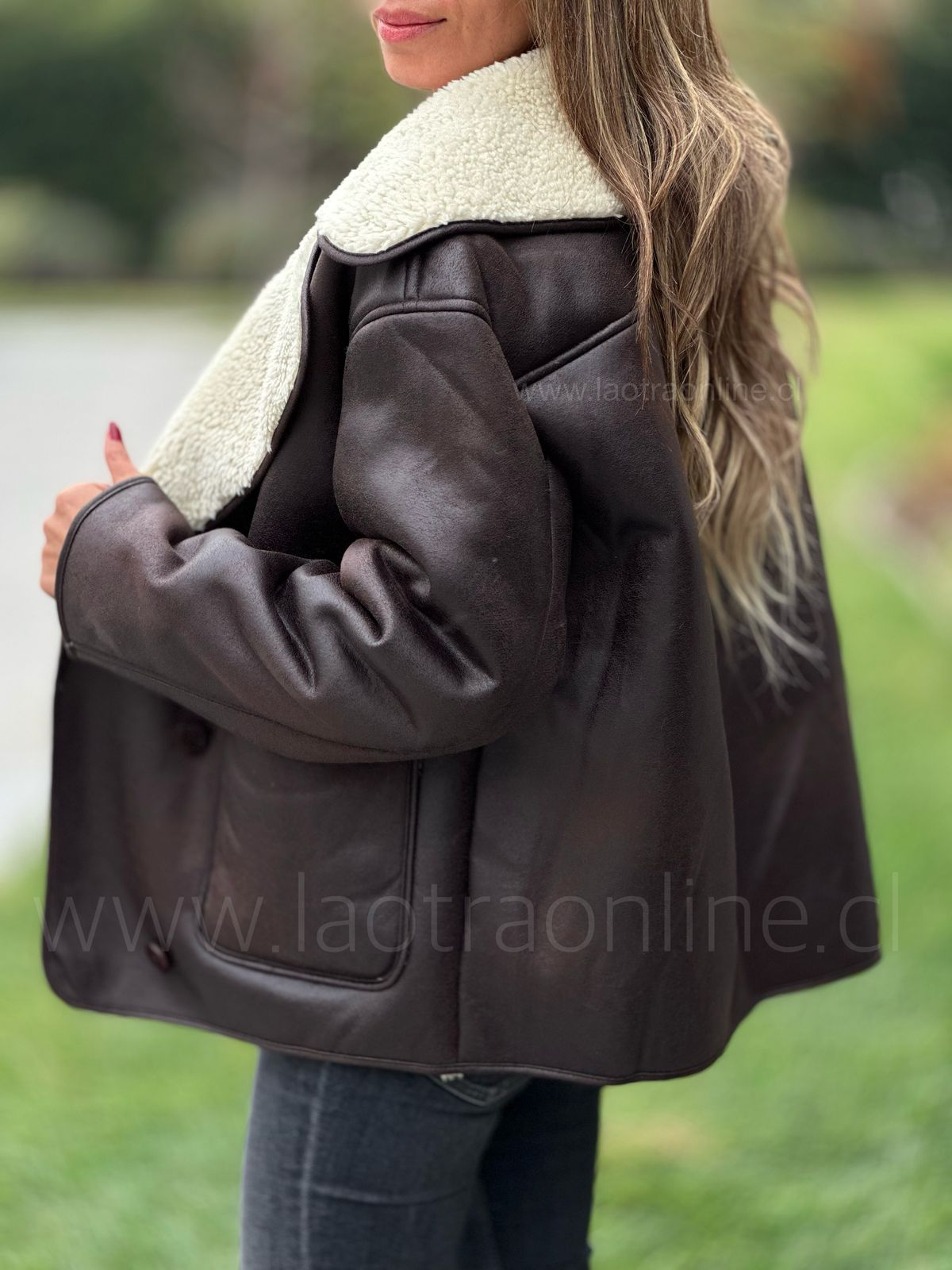 Chaqueta Polonia choco