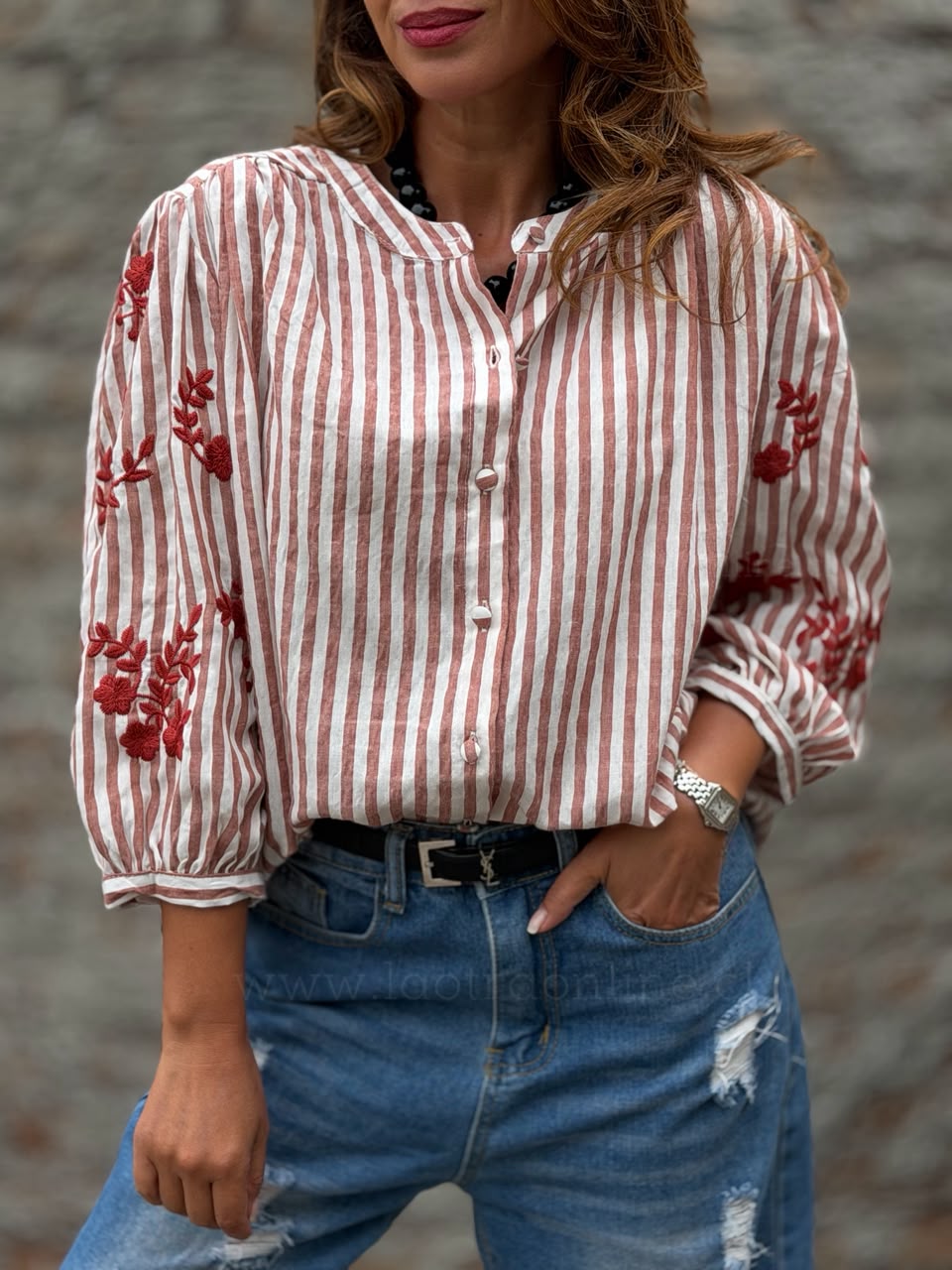 Blusa Mar del Plata rojo