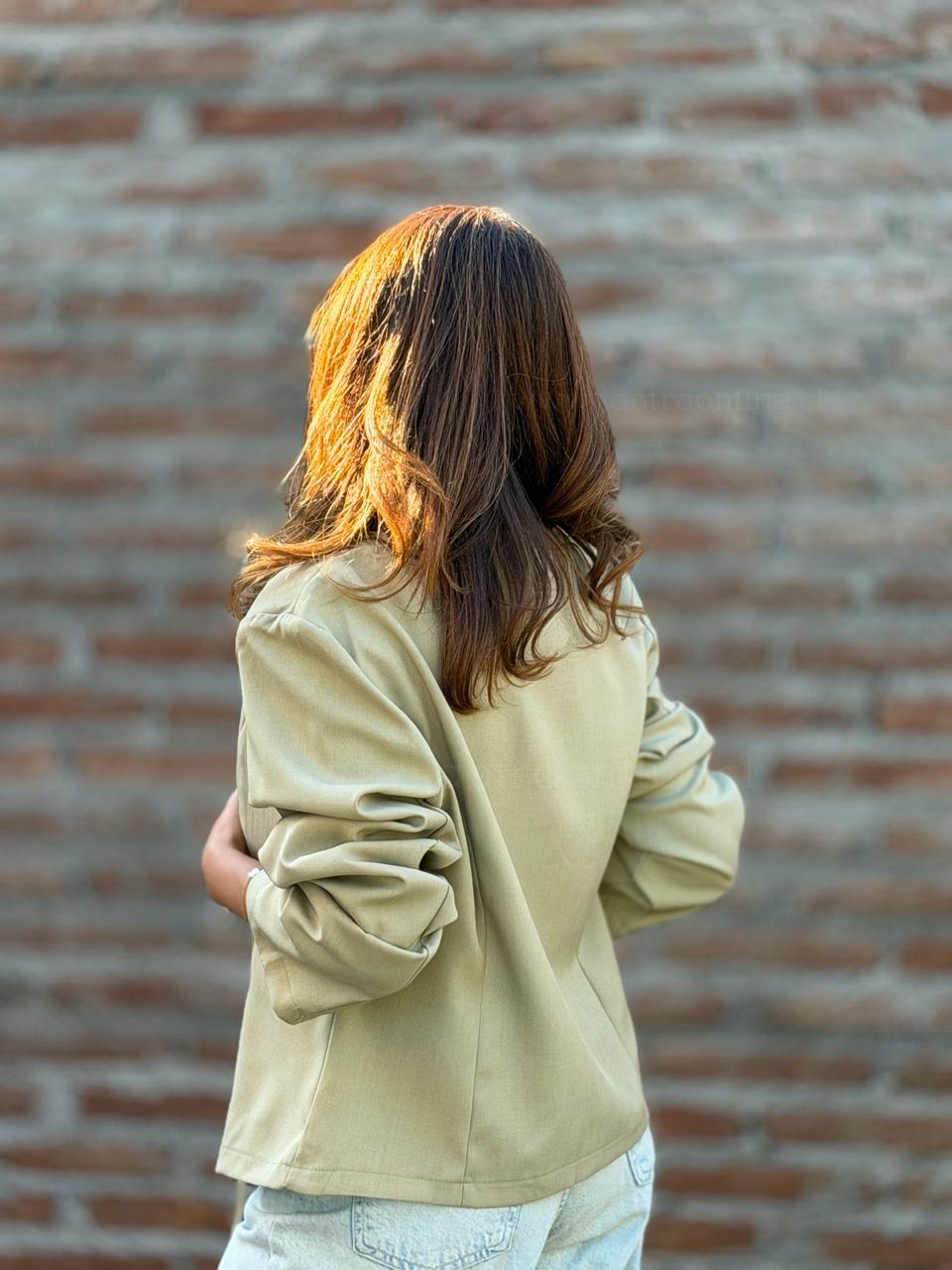 Blazer Cruzado verde